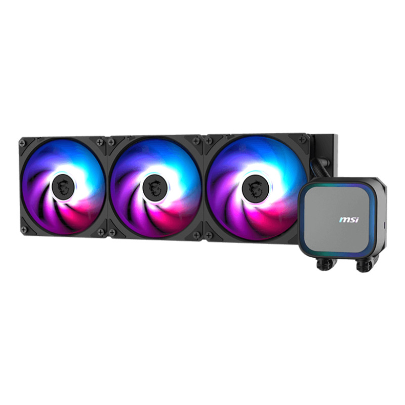 VENTILADOR P/CPU MSI (MAG CORELIQUID A13 360) ARGB,ENFRIAMIENTO LIQUIDO, 3 FAN, 360MM, NEGRO